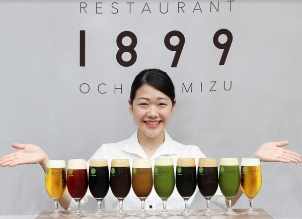 日本茶レストラン「GREEN TEA RESTAURANT 1899（いち・はち・きゅう・きゅう） OCHANOMIZU」で「抹茶ビアガーデン」開催