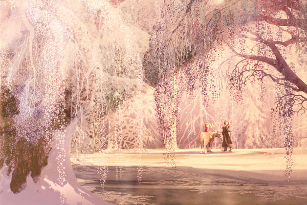 『アナと雪の女王』アートワーク／ウォルト・ディズニー・アニメーション・スタジオ内「レジェンド・ホール」