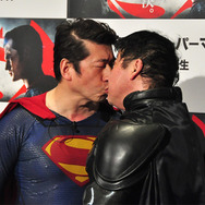寺門ジモン、上島竜兵／『バットマン vs スーパーマン ジャスティスの誕生』イベント