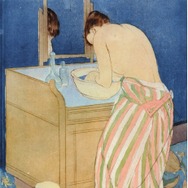 《沐浴する女性》1890-91年 ドライポイント、アクアチント 36.7×26.8cm ブリンマー・カレッジ蔵 Courtesyof Bryn Mawr College