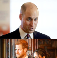 ウィリアム王子＆ヘンリー王子＆メーガン・マークル-(C)Getty Images