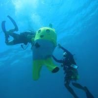 ふなっしー、人生初のダイビングに苦戦！ 潜水中の衝撃映像も公開 画像