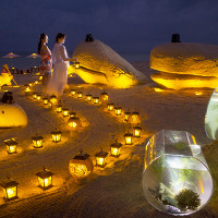 カボチャのランタン輝く“砂と海のハロウィン”！星野リゾート 画像