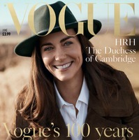 キャサリン妃、ナチュラルな笑顔でイギリス版「VOGUE」の表紙を飾る 画像
