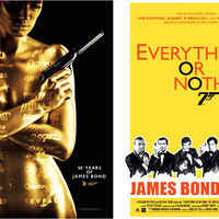 金箔ボンド・ガールに歴史を刻み込んだ　『007』50周年記念ポスターが完成！ 画像