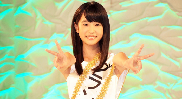 「国民的美少女コンテスト」グランプリに輝いた、高橋ひかるさん（12）／第14回全日本国民的美少女コンテスト