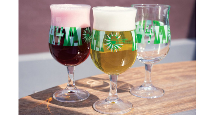 バリエーション豊かなベルギービール、10タイプ・64種類の中からお好みのビールを野外で思い切り楽しめる。