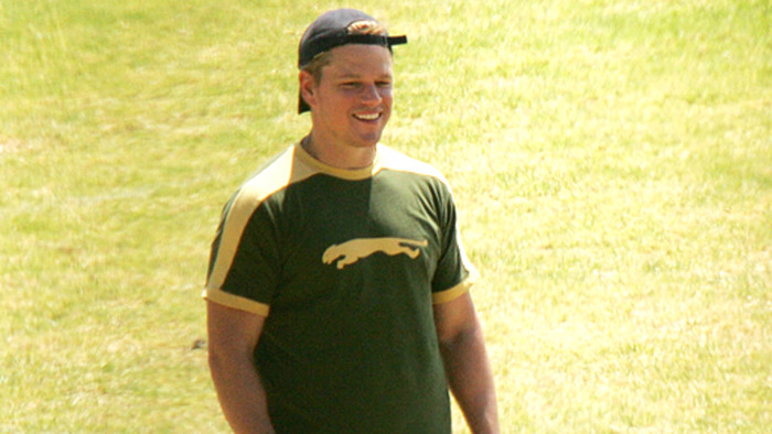 『Human Factor』撮影中のマット -(C) Rex Features/AFLO