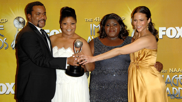 NAACPイメージ・アワードで6冠を獲得した『プレシャス』の面々　-(C) Retna UK/AFLO