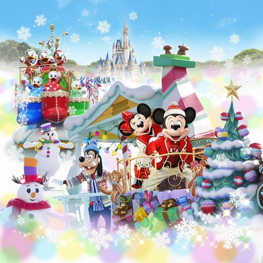 JALがクリスマス時期限定の恒例パレードに、5度目の協賛☆(C) Disney