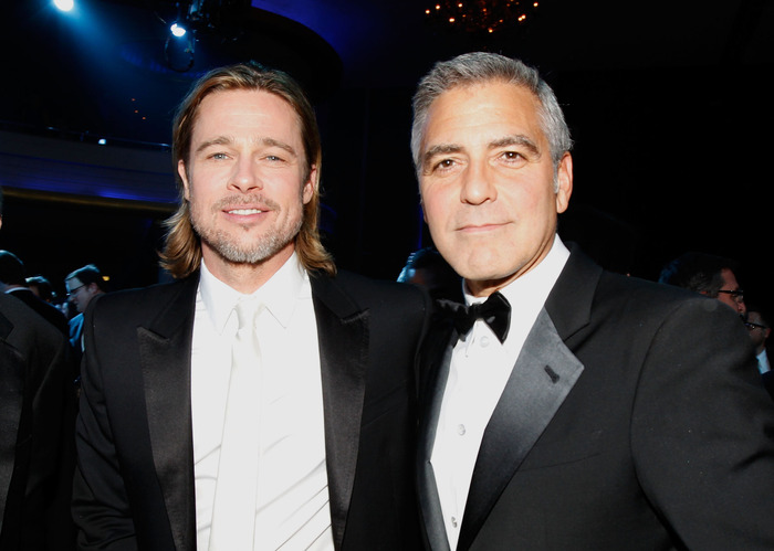 ブラッド・ピット＆ジョージ・クルーニー Photo by Christopher Polk/Getty Images for VH1