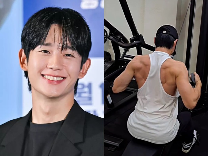 顔は少年なのに…。俳優チョン・ヘインの“バキバキ背中”から目が離せない!「惚れ直しちゃう」【PHOTO】