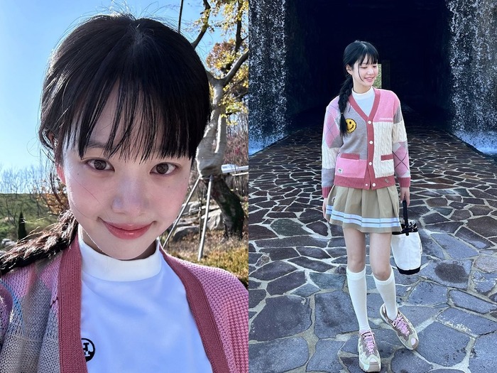 『チャングム』女優の娘イ・ユビ、ミニ丈ゴルフウェアから伸びる“スラリ美脚”に釘付け!【PHOTO】