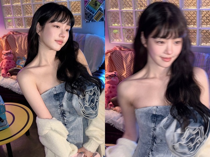 『チャングム』女優の娘イ・ユビ、美デコルテあらわな可愛い姿に反響!「お人形みたい」【PHOTO】