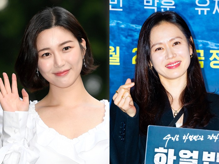 女優ソン・イェジンとイ・ダイン、主演を務めた夫のためにVIP試写会にかけつける！コメントする姿も