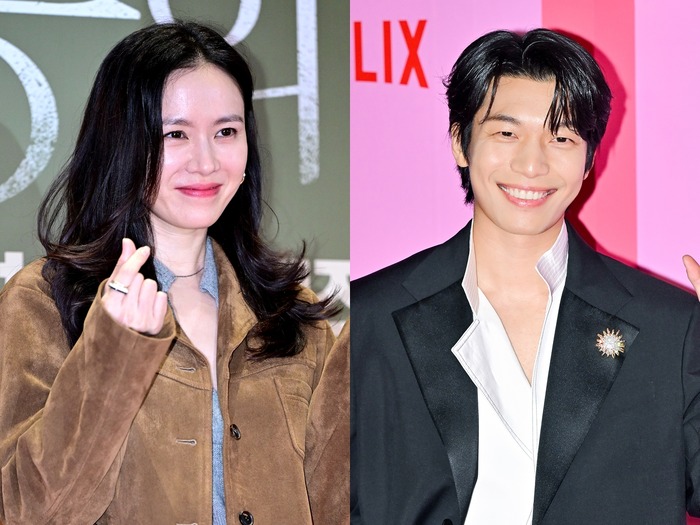 女優ソン・イェジン、“弟役”の俳優が撮影現場に駆け付けエール!久しぶりの2SHOTに「嬉しいなぁ」【PHOTO】