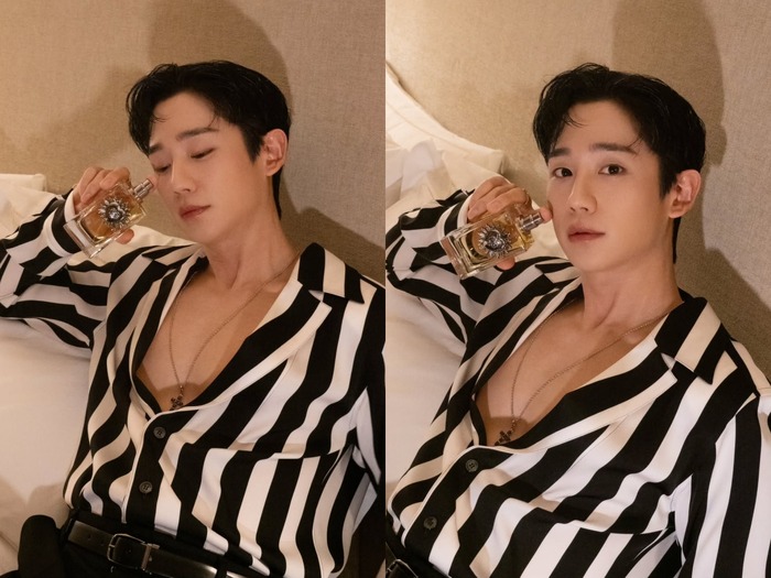 「ボタン留めて…」俳優チョン・ヘイン、色気漂う姿は久しぶり!【PHOTO】