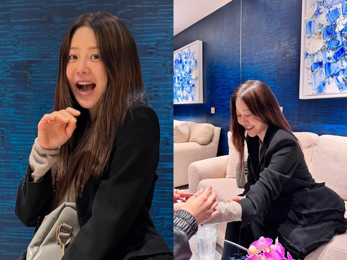 54歳女優コ・ヒョンジョン、高級ジュエリーショップで買い物を満喫!すっぴんでも「美しい」【PHOTO】