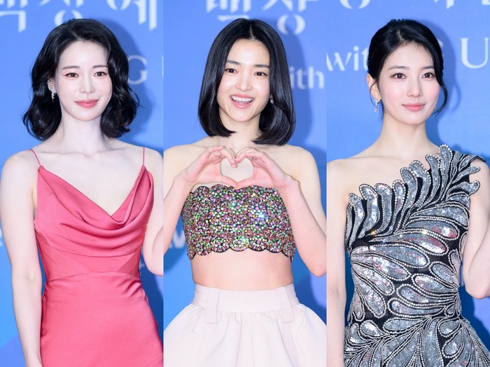 ブラック一辺倒を破った！韓国女優たちの華やかな「第61回百想芸術大賞」レッドカーペット姿【独占写真】