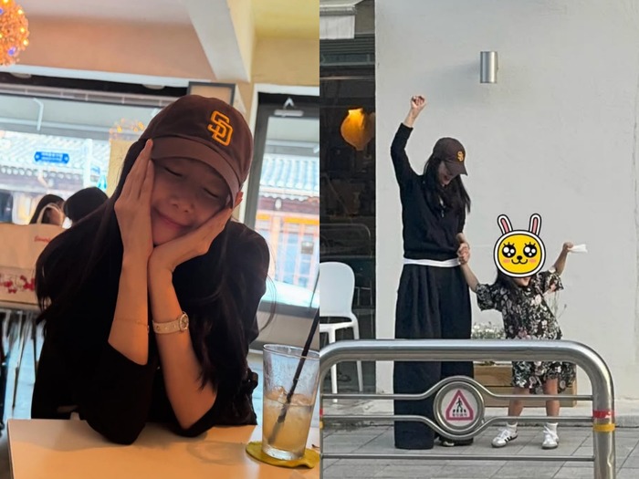 チェ・ジウ、大きくなった愛娘と散歩の風景を公開！温かな母娘ショットに「癒される」の声【PHOTO】