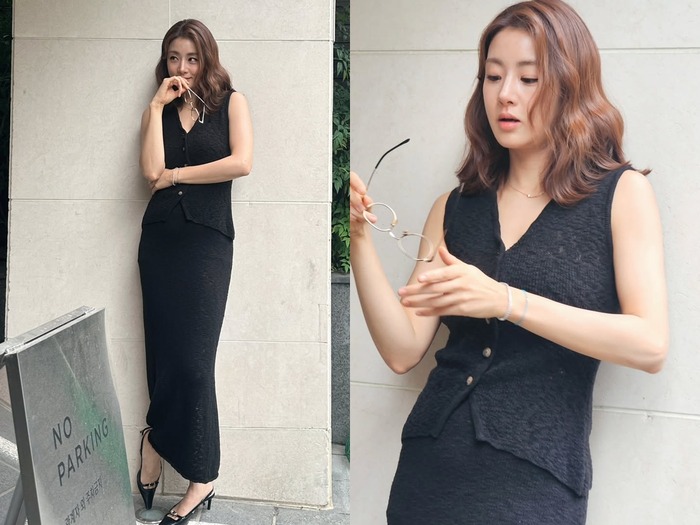 “二児の母”カン・ソラ、シルエット際立つ黒コーデに称賛の嵐「これぞ芸能人の骨格」【PHOTO】
