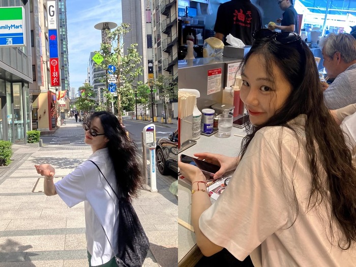 『初恋DOGs』女優ハン・ジウン、銀座で油そば&短冊体験!“ほぼすっぴん”でも「透明感がすごい」【PHOTO】