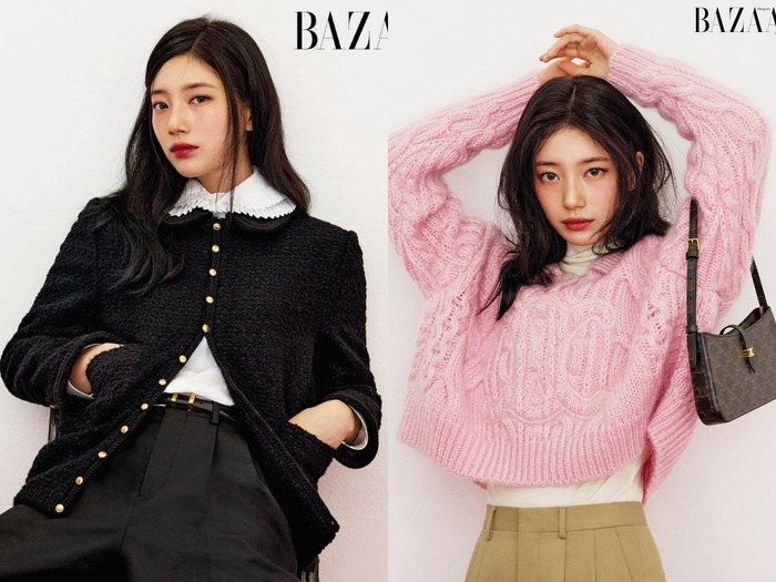 そばかすメイクで魅せた“神秘的ビジュアル”。ペ・スジの秋を先取りした最新カットが大反響【PHOTO】