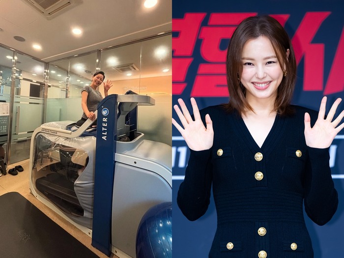 出産間近!第2子妊娠中のイ・ハニ、大きなお腹でランニングも余裕の表情「まさに女優魂」【PHOTO】