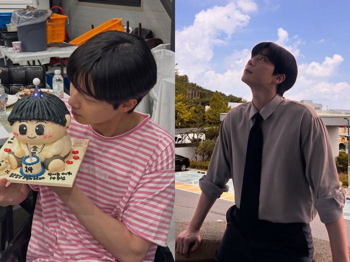 新ドラマ撮影中のパク・ソジュン、祝福まみれの日常を公開！ブレても“イケメン健在”【PHOTO】