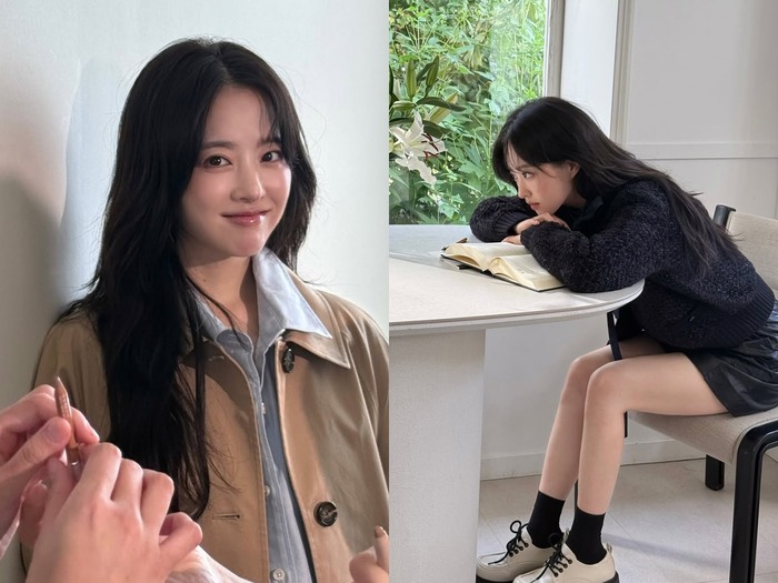 童顔女優パク・ボヨン、大学生さながらのフレッシュさ!大人可愛い秋コーデを披露【PHOTO】