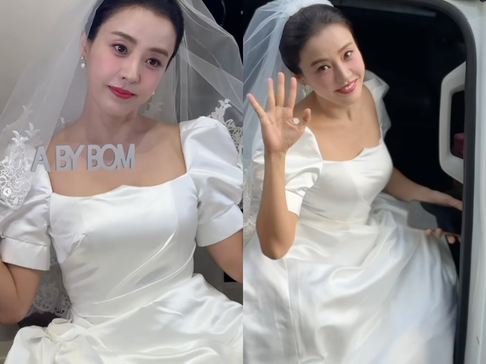 『チャングム』女優パク・ウネの近況にびっくり!花嫁姿で“粋な番宣”【PHOTO】