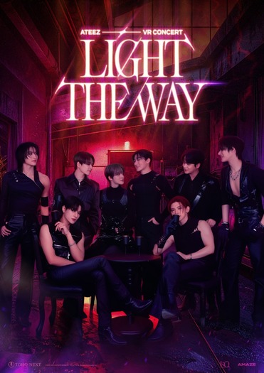 『ATEEZ VR CONCERT : LIGHT THE WAY』　©2025 KQ ENTERTAINMENT CO.,LTD. & AmazeVR Korea, Inc.