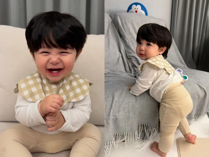 俳優シム・ヒョンタクの18歳年下日本人妻サヤさん、愛息ハルちゃんの“NEWヘア”公開!【PHOTO】