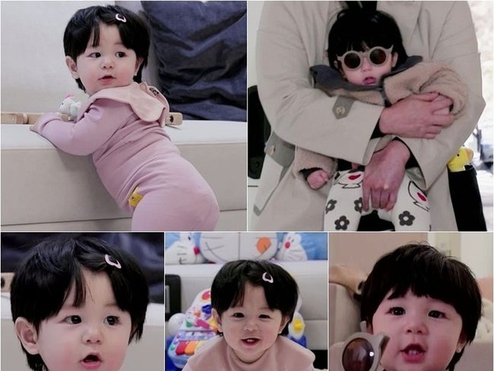 俳優シム・ヒョンタクの愛息ハルちゃん、“オールピンク”で可愛さ全開！【PHOTO】