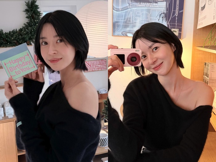 『梨泰院クラス』女優クォン・ナラ、肩出しコーデでお出かけ!デート風写真に“ドキッ”【PHOTO】