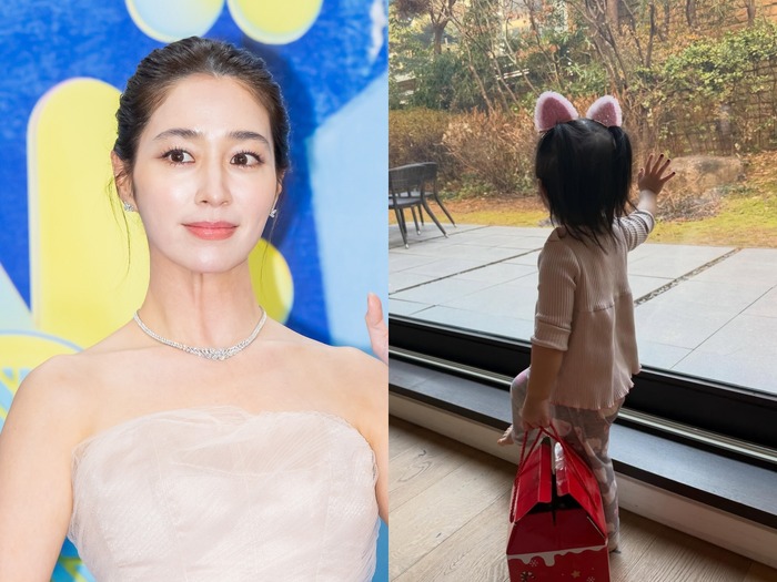 女優イ・ミンジョン、“猫耳つけた”愛娘の写真を公開!「サンタさんが来たんだ」【PHOTO】