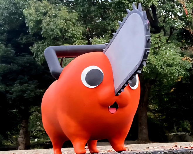 ハンドメイドで再現した『チェンソーマン』のポチタ／投稿主さん提供