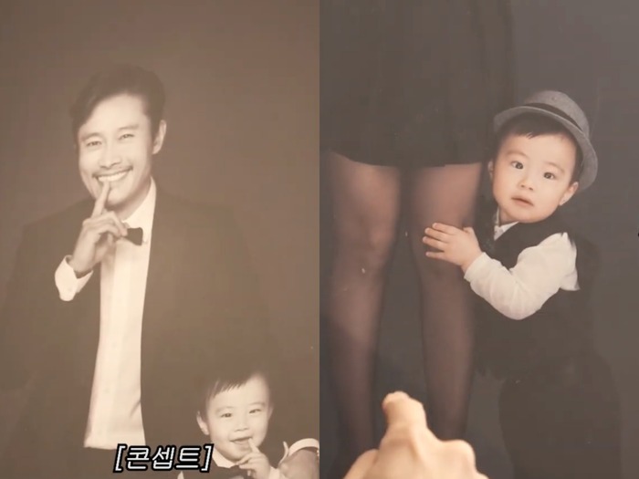 イ・ミンジョン、息子・ジュヌくんの幼少期写真を公開!「夫イ・ビョンホンのミニバージョン」