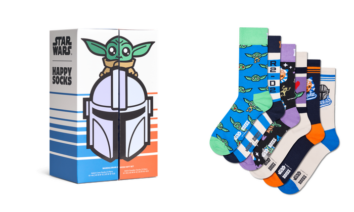 【GIFT BOX】【6足セット】クルー丈 ソックス（スターウォーズ）6足セット 13,200円（税込）