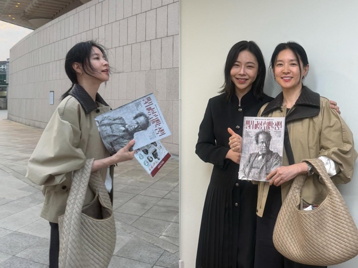 まるで女子大生…!? イ・ヨンエ、変わらぬ清純ビジュアルで優雅なひととき【PHOTO】