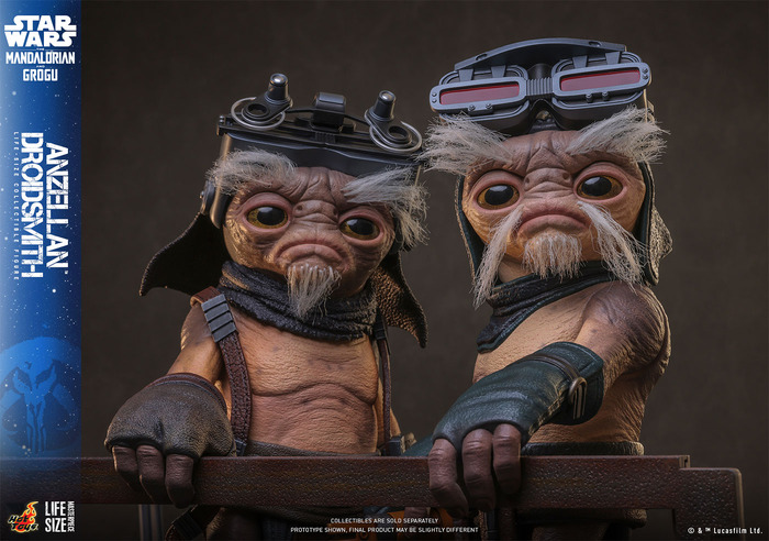 1/1スケールフィギュア アンゼラ人(ドロイド修理屋)© & ™ Lucasfilm Ltd.