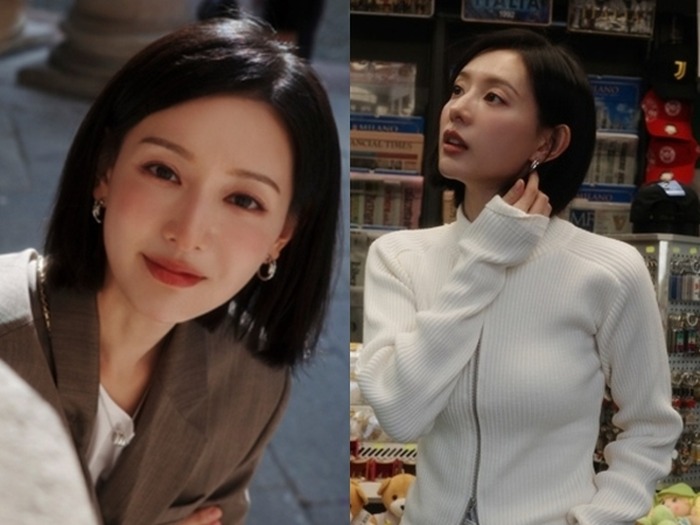 『涙の女王』キム・ジウォン、ロングから“端正ボブ”でミラノに降臨!視線を独り占めする圧倒的最旬ビジュ【PHOTO】