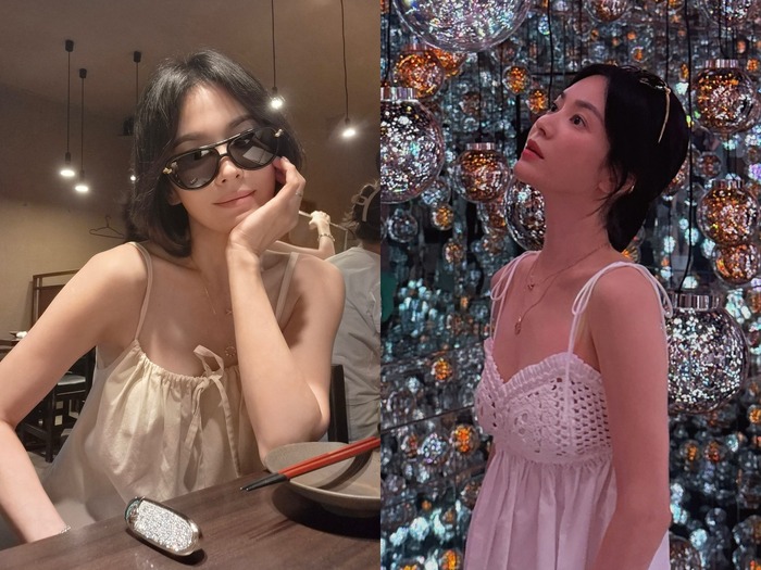 お忍びで日本に…!女優ソン・ヘギョ、夜の街でも隠しきれないオーラ【PHOTO】