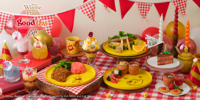 「くまのプーさん」OH MY CAFE© Disney. Based on the