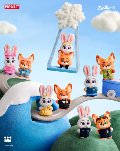 「Zootopia Ace Duo シリーズ ぬいぐるみキーホルダー」