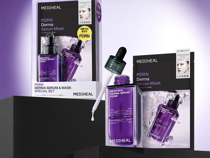MEDIHEAL(メディヒール)、新商品PDRNダーマセラム&セラムマスクを贅沢に試せるスペシャル企画セットを9月8日より発売!