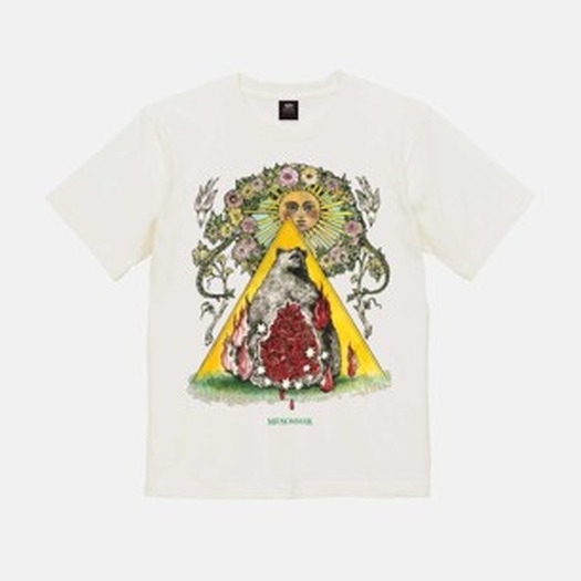 A24公認 ヒグチユウコ ホラーコレクション 『ミッドサマー』オリジナルTシャツ(バニラホワイト・ブラック)価格:9,900円(税込)