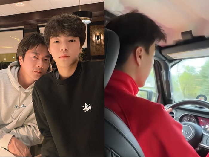 クォン・サンウの息子ルッキ君、家族からプレゼントされた“4500万ウォン”の車で初ドライブ！
