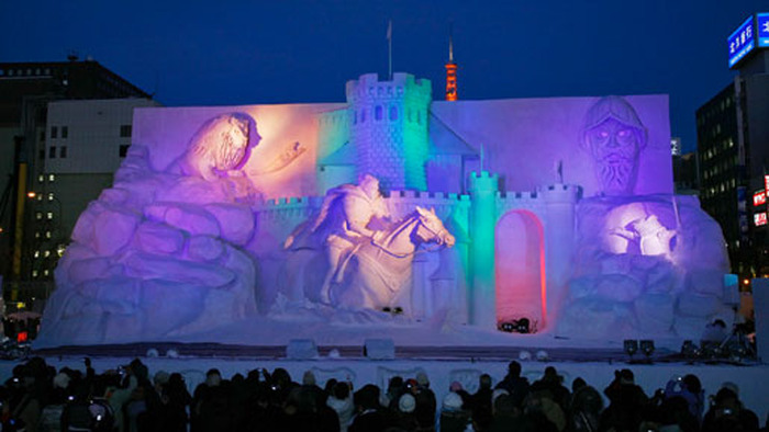 札幌に突如、美男王子が出現!? 『ナルニア国物語』×雪祭り、一大コラボ