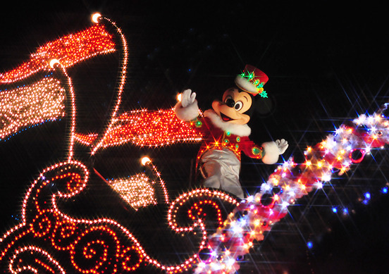 ディズニー】クリスマス衣装のミッキー＆ミニー！エレクトリカル
